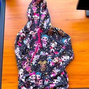 Long sleeve hooded lol top